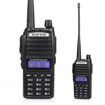 KÖRFEZ UV-82 VHF UHF Çift Bant 136-174/400-520 2-PTT İki Yönlü Telsiz+kulaklık+MOSKOVA hissesi