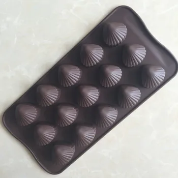 15 sürekli kabuk silis jeli çikolata kalıp XG605 kalıp kek