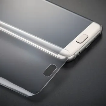 Samsung Galaxy S7 S7 edge Edge Ekran Koruyucu için 9 H 3D Kavisli Yüzeyi Tam Ekran Kapağı Patlamaya dayanıklı Cam Filmi