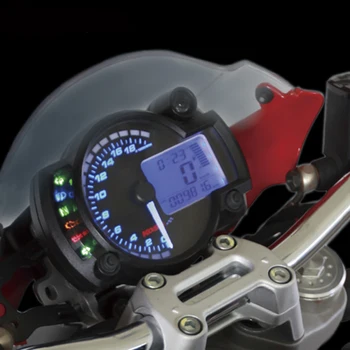 Ücretsiz kargo ZSDTRP Motosiklet dijital hız göstergesi renkli LCD Odometre KOSO RX2N+ Evrensel tüm motosiklet
