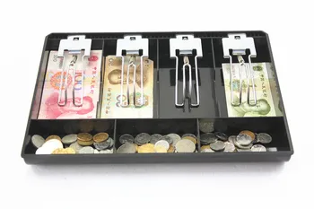 24.5*32.5 Metal Klip yazarkasa kutusu Yeni Sınıflandırmak mağaza Kasiyer para Çekmecesi kutusu*3.5 cm nakit çekmecesi