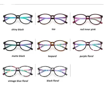 2016 Yeni Markalı Gözlük Çerçevesi Kadın Anti 2340 Yuvarlak Açık Gözlük büyük Boy-yorgunluk Okuma Gözlükleri