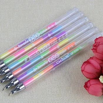 6 Adet /lot Yeni Kore Kırtasiye Sevimli Tasarım Mürekkep 6 renkli Fosforlu Kalem Marker Kalem Yazma Kırtasiye Malzemeleri Renkli