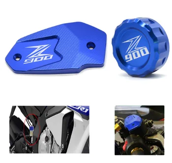 Z900 LOGO motosiklet aksesuarlar Arka fren haznesi kapağını Silindir Rezervuar Kapağı İçin Kawasaki Z900 2017 z800 2013 -2016