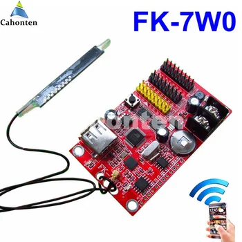 FK-7W0 USB sürücü ve WİFİ kablosuz işareti ekran kontrol kartı Tek Renk ve Çift Renk mesajı ekran denetleyicisi led