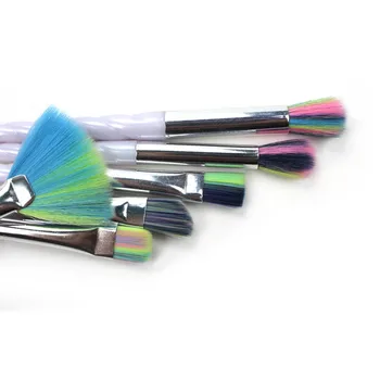 Yeni anaforları 10 ADET/makyaj fırça unicorn disk anormallik makyaj fırça setleri set kolu