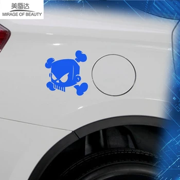 Kötü Kafa Motorum Taksinin SUV Motosiklet Dizüstü Araba Dekor su Geçirmez Vinil Çıkartma için Terör Desen Araba Sticker Kafatası