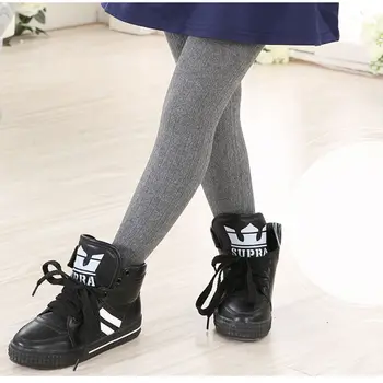 Sonbahar Kış Kız Çocuk Pantolon Kızlar Külotlu Çorap Sıcak Bebek Kız Örme Çok Renk Kız Bebek 10 Y İçin Çorap Tayt