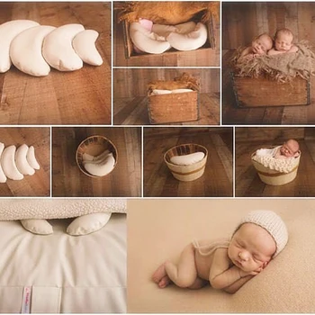 Güçlü Bebek Fotoğrafçılığı yeni Doğan Bebek Yastık Yastık Yastık Poz Konumlandırıcı Hilal Fotoğraf Aksesuarları Poz Sahne Yenidoğan