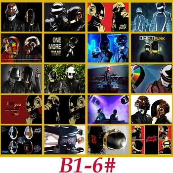 B1-6# Daft Punk Klasik Serisi sticker 20/adet Sticker Laptop koleksiyonu Hediye Ev Dekorasyonu Buzdolabı Karışık Stil Çıkartmaları PVC