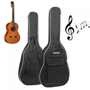 Kullanıcı ayarları İnç 3 renk Taşınabilir Oxford Kumaş Akustik Gitar Çift Gitar Askıları Yumuşak çanta İş Çantası su Geçirmez Sırt çantası Yastıklı