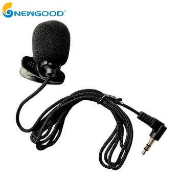 Öğretme-PC Handsfree Kablolu Kondansatör Mikrofon İçin Yaka Yaka Mikrofon 3.5 mm Jack NEWGOOD Mini Taşınabilir Klip Speeching