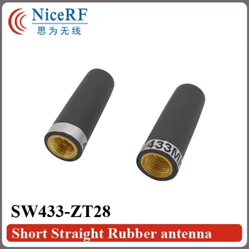Ücretsiz kargo için SW433 50pcs/lot-ZT28 433MHz Küçük Düz Lastik Anten