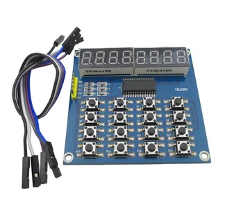 1 ADET 8 Bit Dijital tüp Modülü Klavye Tarama ve Görüntüleme Modülü TM1638 MCU LED