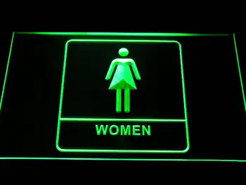 I1014 Kadın Kız Tuvalet Tuvalet Tuvalet Ekran/Neon Işıklı Tabela LED 20+ Renk 5 Boyutları Geçin