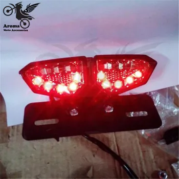 Duman lens motosiklet parçası moto kawasaki honda suzuki yamaha Harley Davidson sinyal ışığı arka sıra motosiklet kuyruk ışık LED