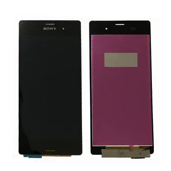 Dokunmatik Ekran dijital dönüştürücü Derleme Siyah beyaz ücretsiz kargo ile Walkman V3 D6603 D6653 L55t LCD Ekran, AAA Kalite