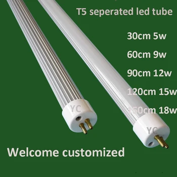 (EİCEO) Yeni led tüp lamba T5 ayrı 30cm 60cm 90cm 120 cm ampul SMD2835 çip alüminyum malzeme CE ile led 220V 220V RoHS