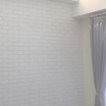 Duvar Kağıdı arka Plan Duvarı kaplayan Beyaz Köpük Kalın Kabartmalı Vinil Duvar Modern 3D Tuğla Oturma Odası Yatak Odası duvar Kağıdı