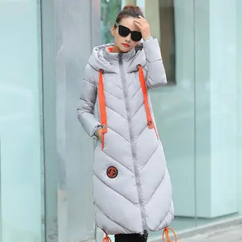 Ceket Sıcak Giysi Aşağı Rüzgarlık Kış Kadın Uzun Ceket Kalın Güzel Moda Parka