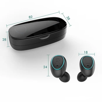 YENİ HTK18 TWS Görünmez Mini Bluetooth mikrofon ile Kulaklık eller ser Mini Bluetooth Kulaklık 3D Stereo Kablosuz Kulaklık Kulaklık