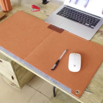 Keçe Masa Setleri Masaüstü PC Bilgisayar için Yazma Pad Masa Mat Mouse Pad Bilek Rest Destek Mat
