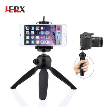 JERX telefon Tutucu Masa üstü Mini Tripod Aparatı Selfie Stand iPhone XİAOMİ sony için Yer Tutucu Plastik Telefon Stand İle Monte