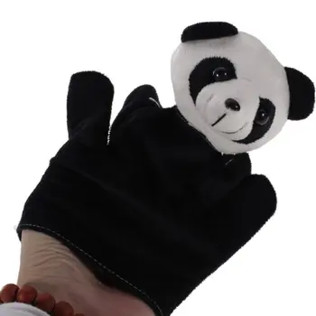Panda Siyah ve Beyaz Parmak Kukla ve El Kuklası