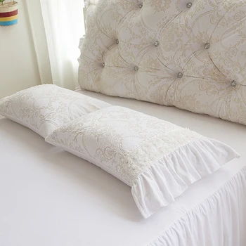 Kore stil bej beyaz yatak 4/9pcs fleece jacquard kış Tam Kraliçe Kral Nevresim takımı+Bedskirt+yastık kız yatak setleri