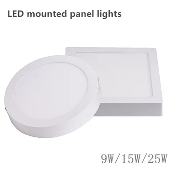 Yüzeye Monte LED Tavan Panel Işık Yuvarlak Sıcak/Soğuk Beyaz Antre Mutfak İçin Tavan Lambası