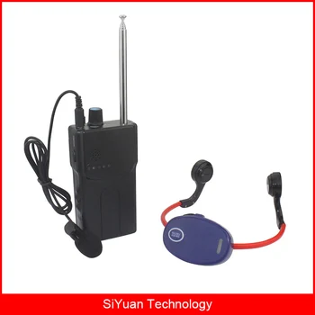 Yüzme Kulaklıklar Kemik İletimi Kablosuz Öğretmenlik Cihaz İletim Sistemi 1 Walkie Talkie + 1 Alıcı Kulaklık+ Mikrofon