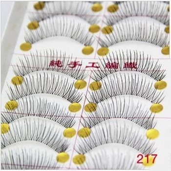 Yeniden Normal Uzun Doğal Takma Kirpik Ve 30 Çift Bina Wimpers İçin Sahte Kirpik Göz Kirpik Makyajı Yapay