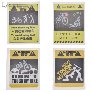 Lişe 1 adet Bisiklet Bisiklet Uyarı Sticker DİY Kağıt El Sanatları Yapma