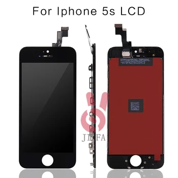 Tablası montaj yedek parçaları ile 10 ADET Sınıf iPhone İçin+++ BİR LCD 5S LCD Ekran dokunmatik ekran DHL Ücretsiz