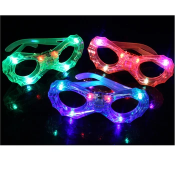 Yanıp sönen Çocuk Hediye Ücretsiz Shippping Örümcek Gözlük 10 adet/çok Renkli Eko - Dostu Örümceği En Kaliteli Plastik Işık-adam Led